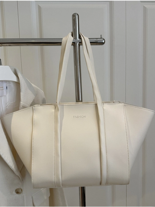Katta ayollar tote sumkasi 2 tasi 1 da, PU ekoteri, kosmetik sumkacha bilan
