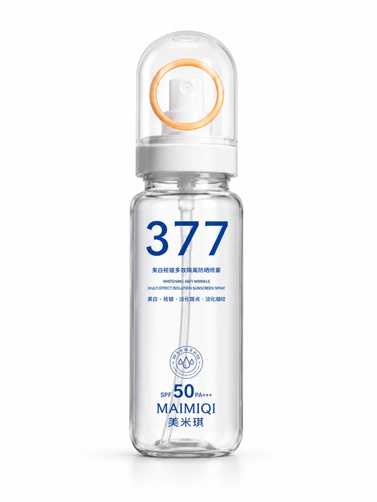 Солнцезащитный спрей 377 SPF50 PA+++ Осветляющий Увлажняющий для лица и тела 150 мл