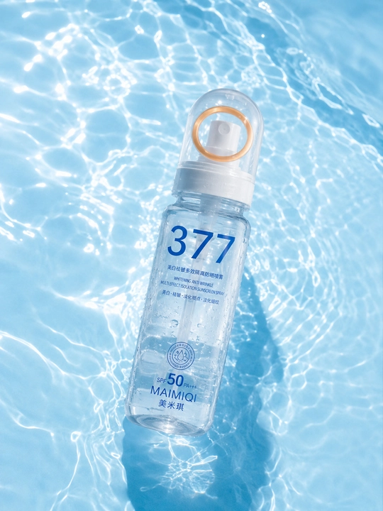 Солнцезащитный спрей 377 SPF50 PA+++ Осветляющий Увлажняющий для лица и тела 150 мл