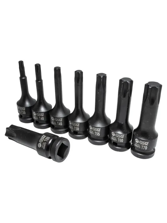 TORX zarba beruvchi bit kallaklar to‘plami, 8 dona