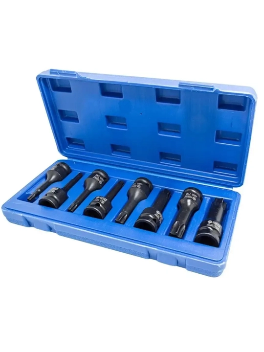 TORX zarba beruvchi bit kallaklar to‘plami, 8 dona