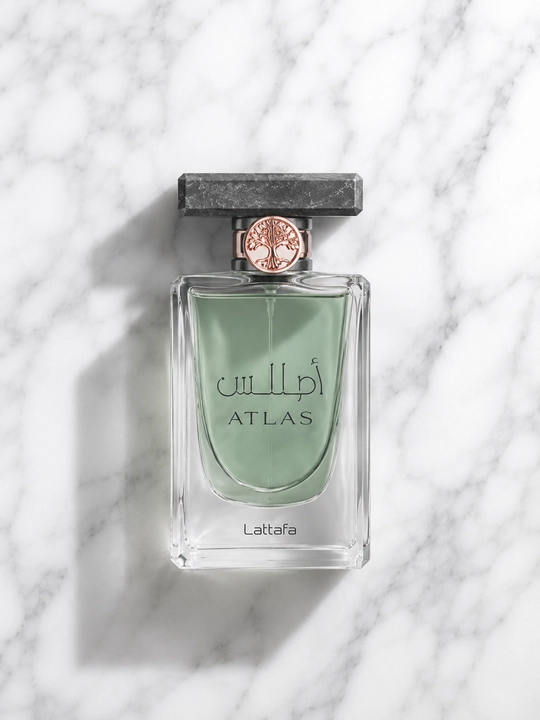 Lattafa Atlas Extrait De Parfum erkaklar atiri, uzoq saqlanuvchi arab ifori