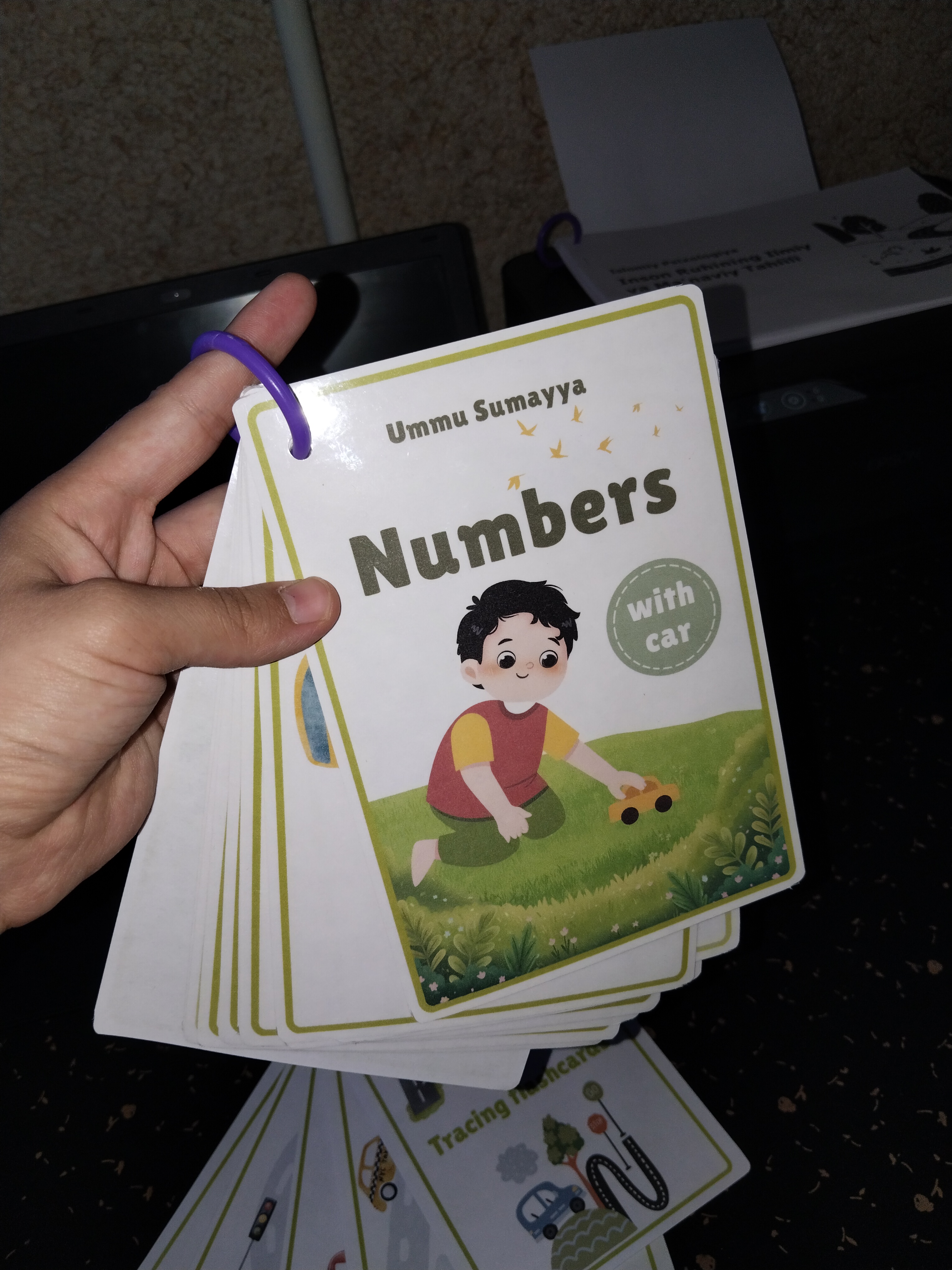 Пластиковое кольцо для карточек 3.2 см – binder ring для обучающих карточек