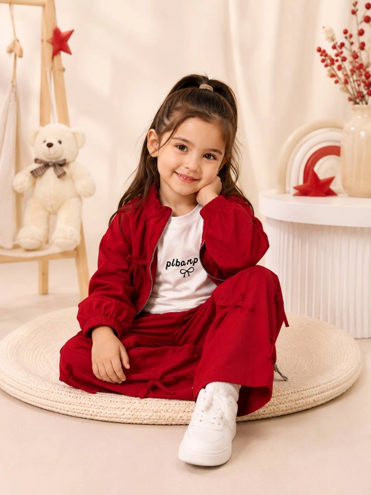 Тройка для девочки, костюм из плащевки, 6-10 лет, детский костюм, спортивный комплект