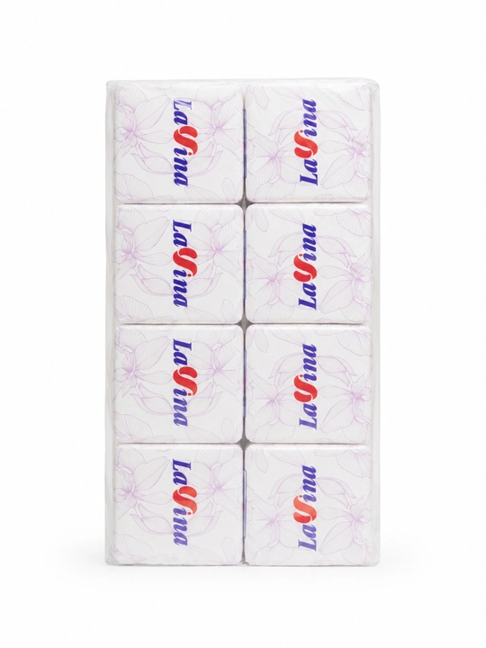 Сухие салфетки 24 * 24cm 1 блок 8 упаковок В 1 упаковке - 100 шт