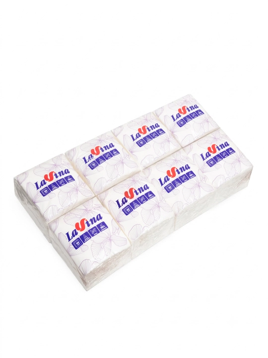 Сухие салфетки 24 * 24cm 1 блок 8 упаковок В 1 упаковке - 100 шт