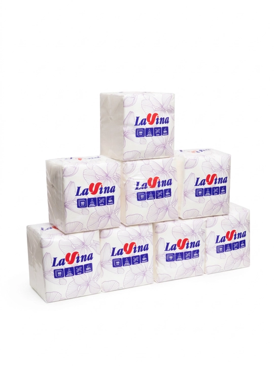 Сухие салфетки 24 * 24cm 1 блок 8 упаковок В 1 упаковке - 100 шт