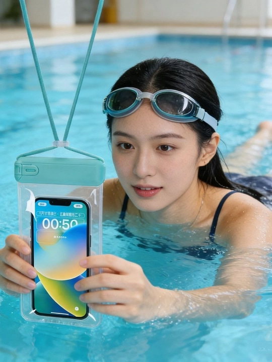Telefon uchun suv o‘tkazmaydigan g‘ilof, germetik va universal chexol, basseyn uchun