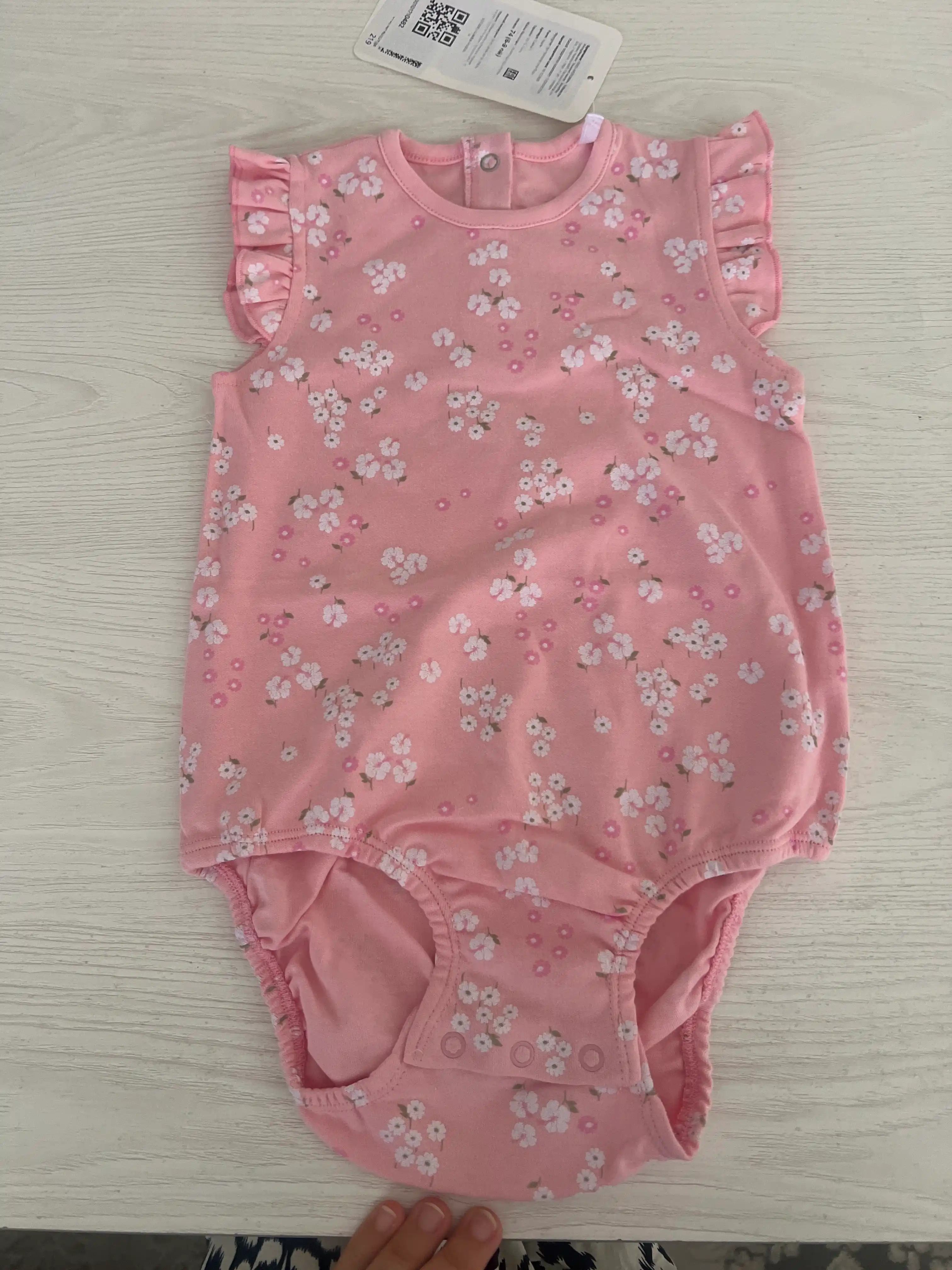 Боди для новорожденной девочки Palloncino, хлопковое боди, 56-80