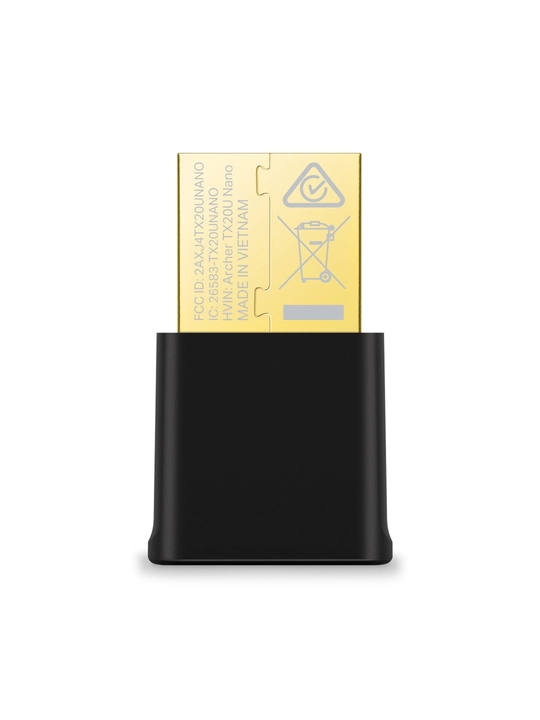 Simsiz Nano USB adapteri, Wi-Fi 6, TP-Link Archer TX1800U Nano AX1800, ikki diapazonli