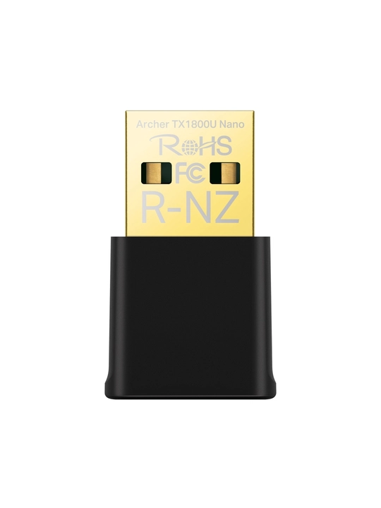 Simsiz Nano USB adapteri, Wi-Fi 6, TP-Link Archer TX1800U Nano AX1800, ikki diapazonli
