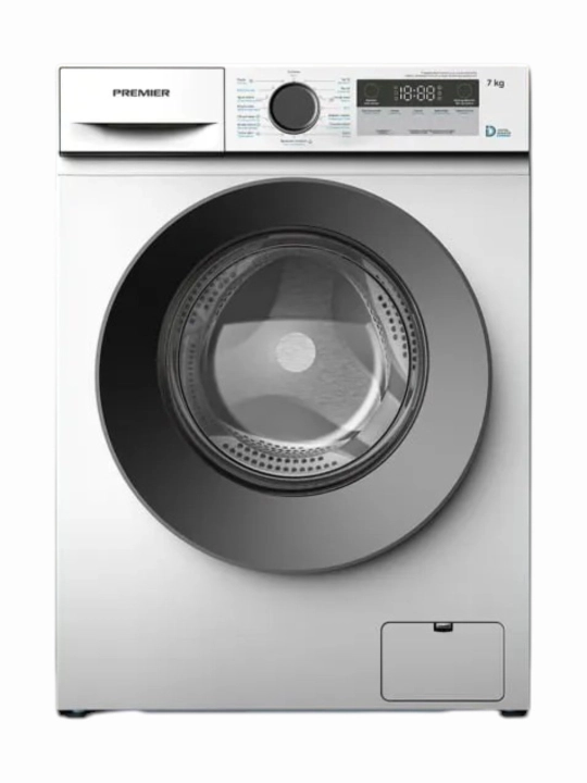 Kir yuvish mashinasi Premier PRM70F1203SIN/W 7 kg, Inverter, 1200 ayl/min, Kumush - 