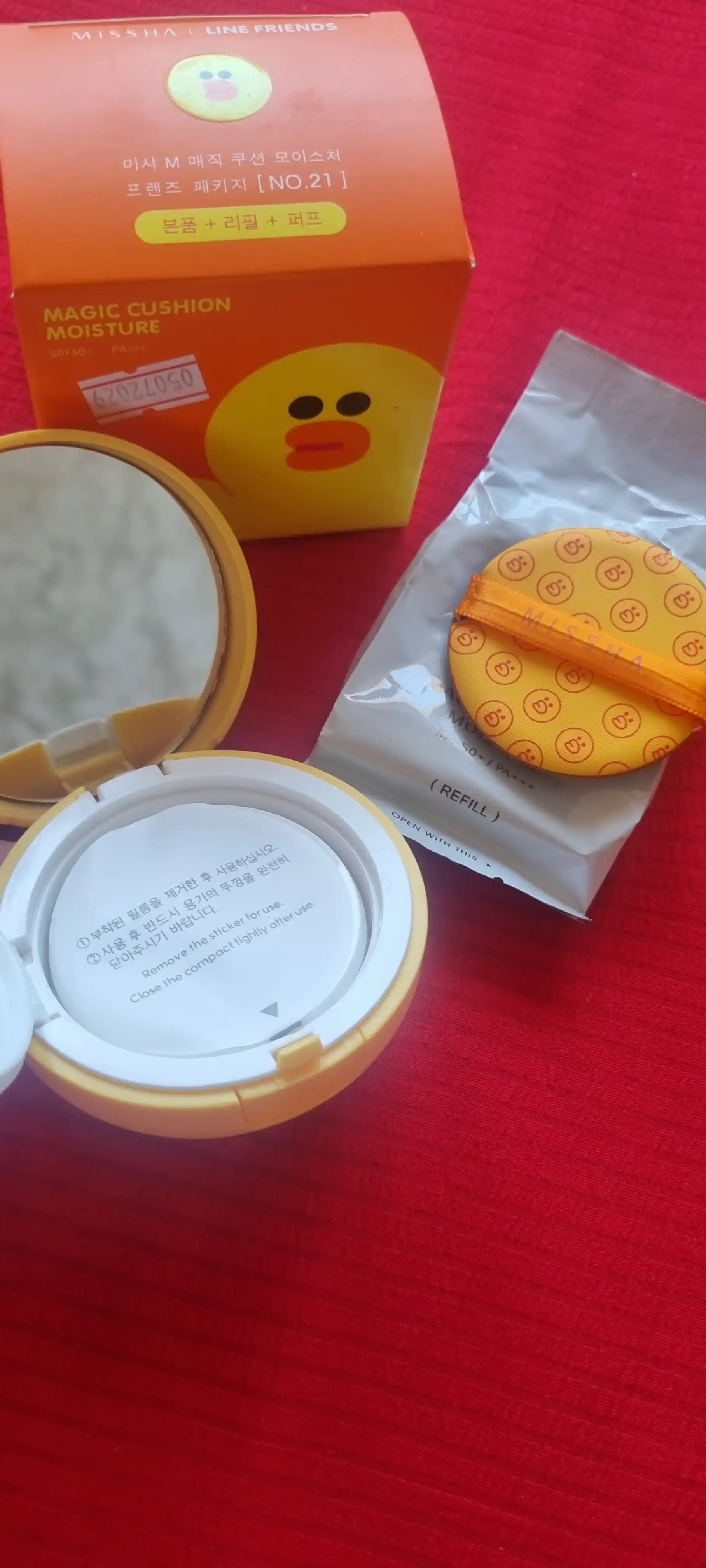 Tonal krem-upa kushon Magic Cushion Moisture SPF+ 50, BB krem, zaxira reofil bilan, 15 g
