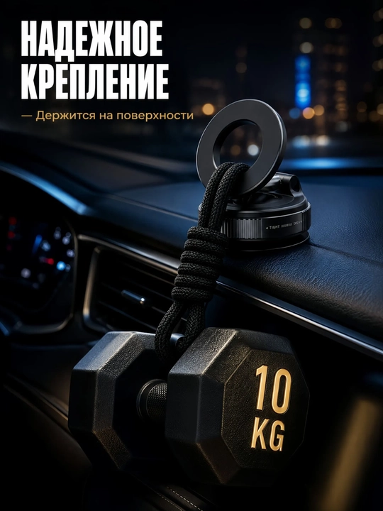 Avtomobil uchun magnit vakuumli telefon ushlagichi Magsafe bilan, 360 darajali so'rg'ichli