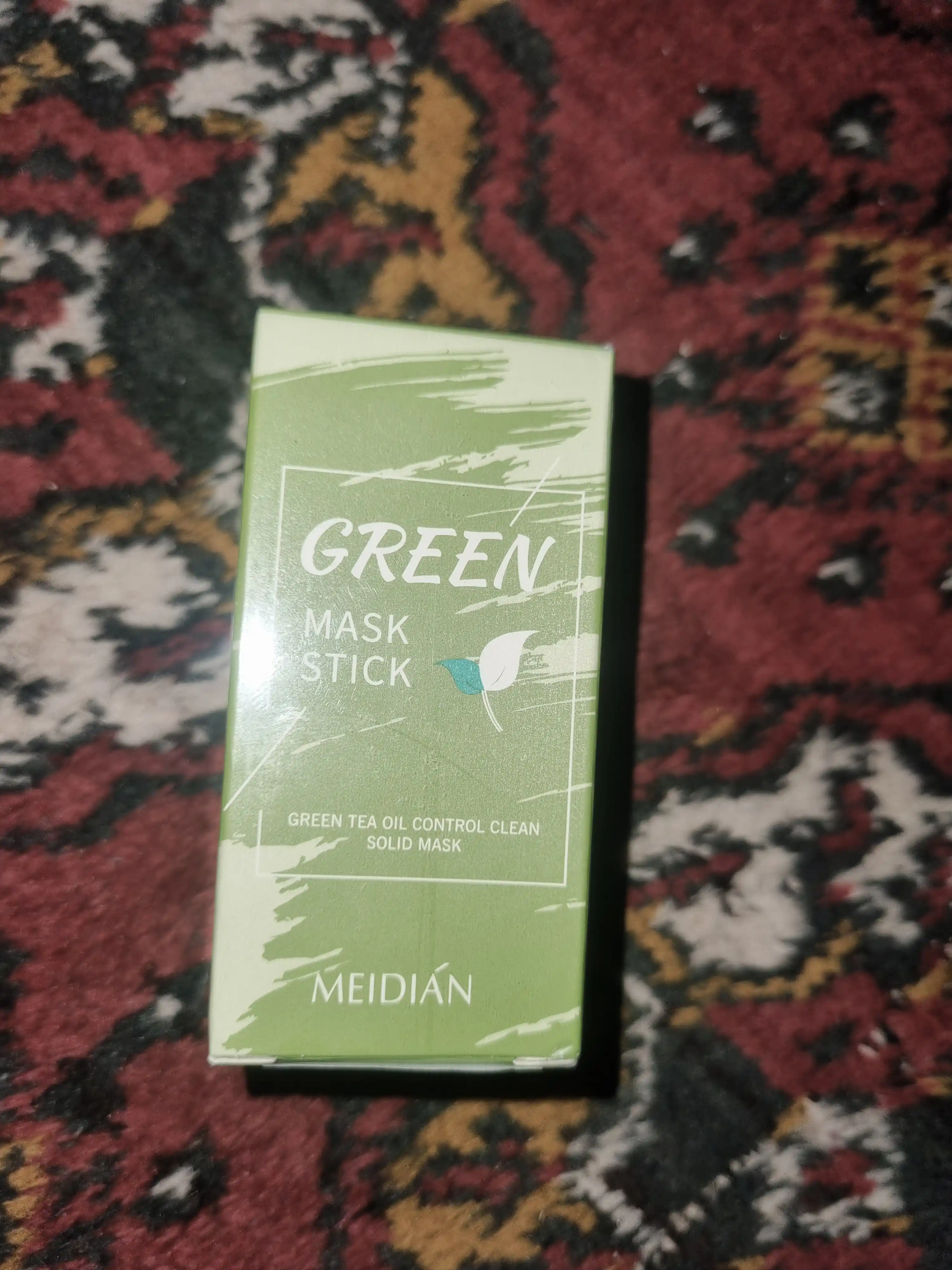 Глиняная маска стик для лица Green Mask Stick, от черных точек и прыщей акне