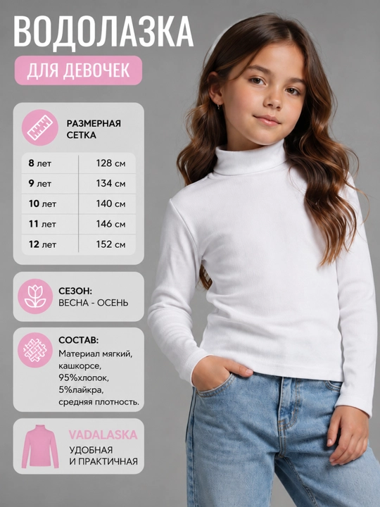 Qizlar uchun vodolazka - 