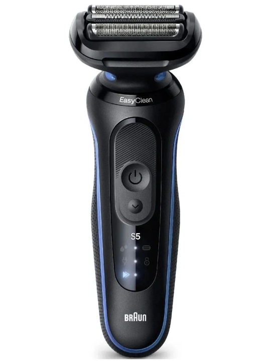 BRAUN 52-B1000s BLU электрическая бритва, тип 5762, сухое и влажное бритье