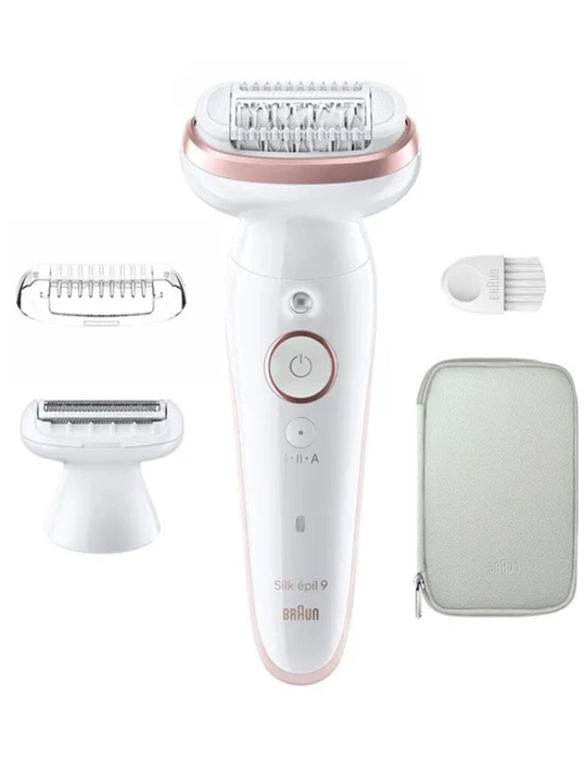 Эпилятор Braun Silk-epil 9 SES 9-030, беспроводной, влажная и сухая эпиляция