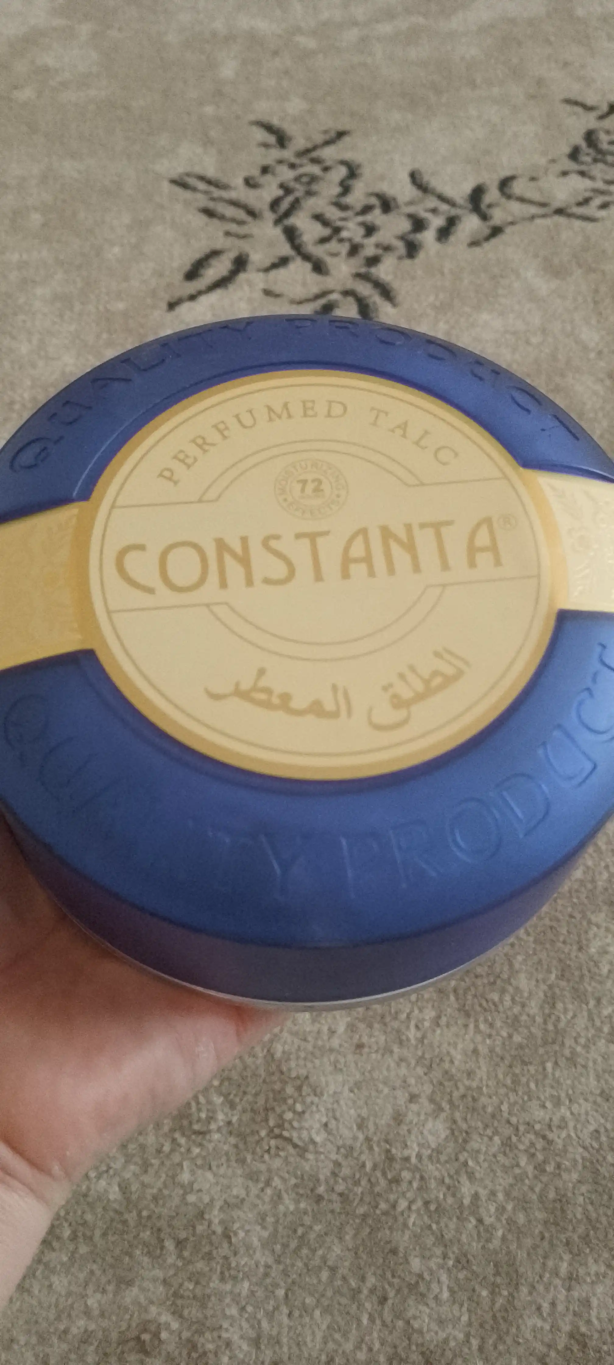 Constanta talk, butun tana uchun parfyum hidli talk, 200 g