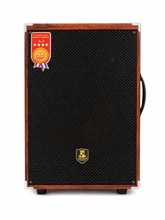 Колонка караоке BAAB B-Q12 с 2 беспроводными микрофонами