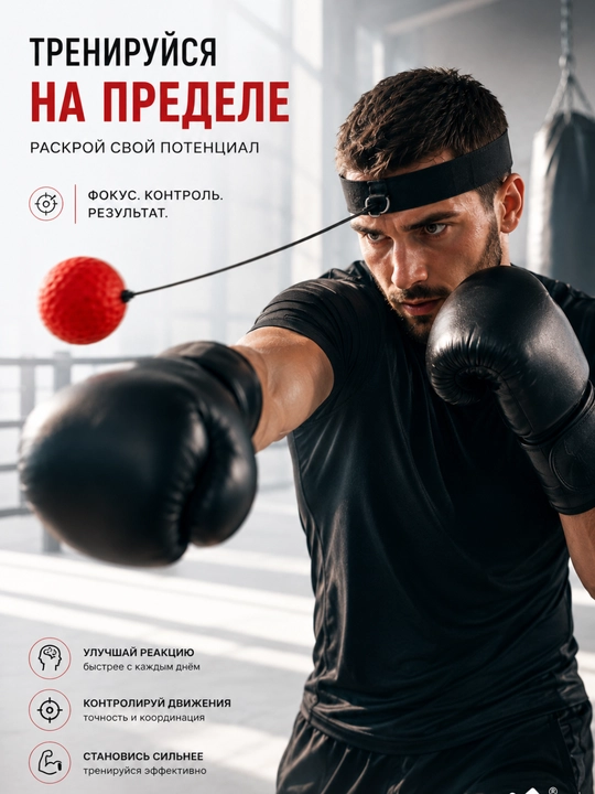 Тренажер для бокса Boxing Reflex Ball