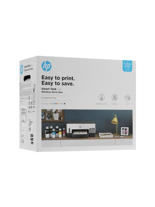 Rangli printer, skaner, HP Smart Tank 720 Wi-Fi MFU nusxasi, 6UU46A