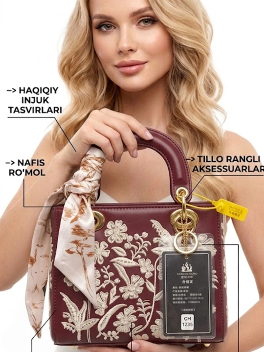 Женская сумка в стиле Dior