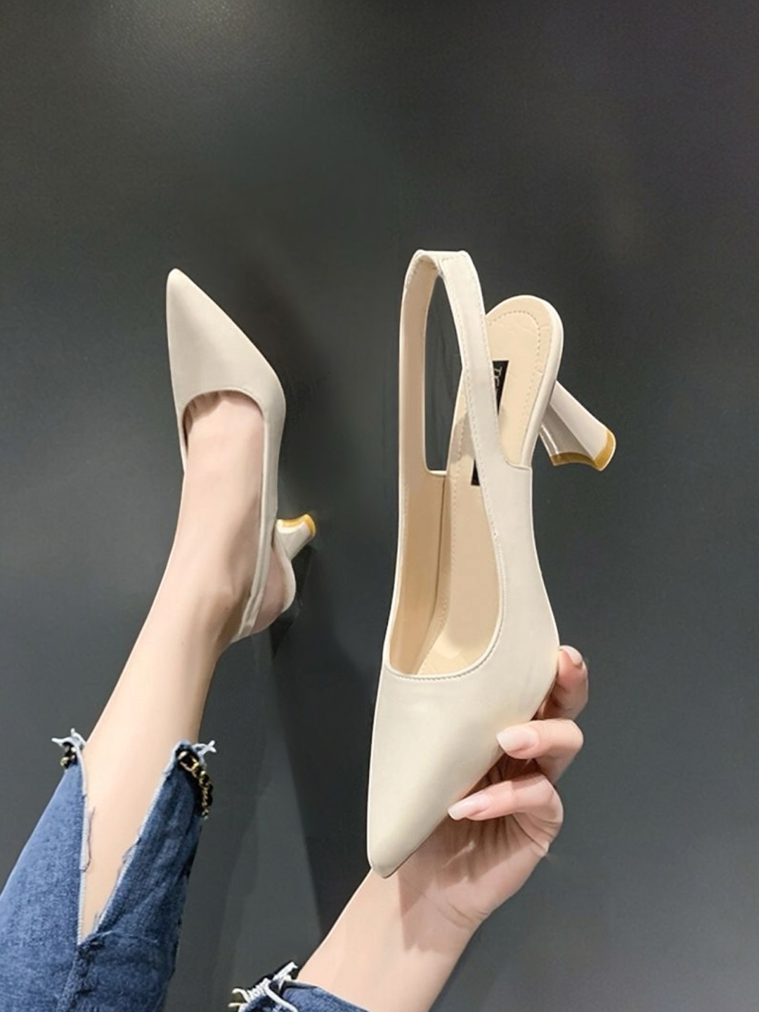 Ayollar uchun nafis slingback tufli 36-42