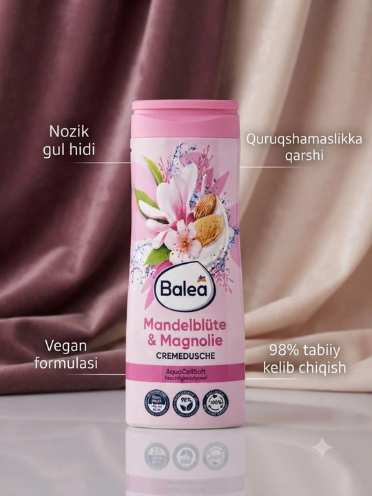 Balea dush geli, 300 ml - namlantiruvchi, turli iforli - 