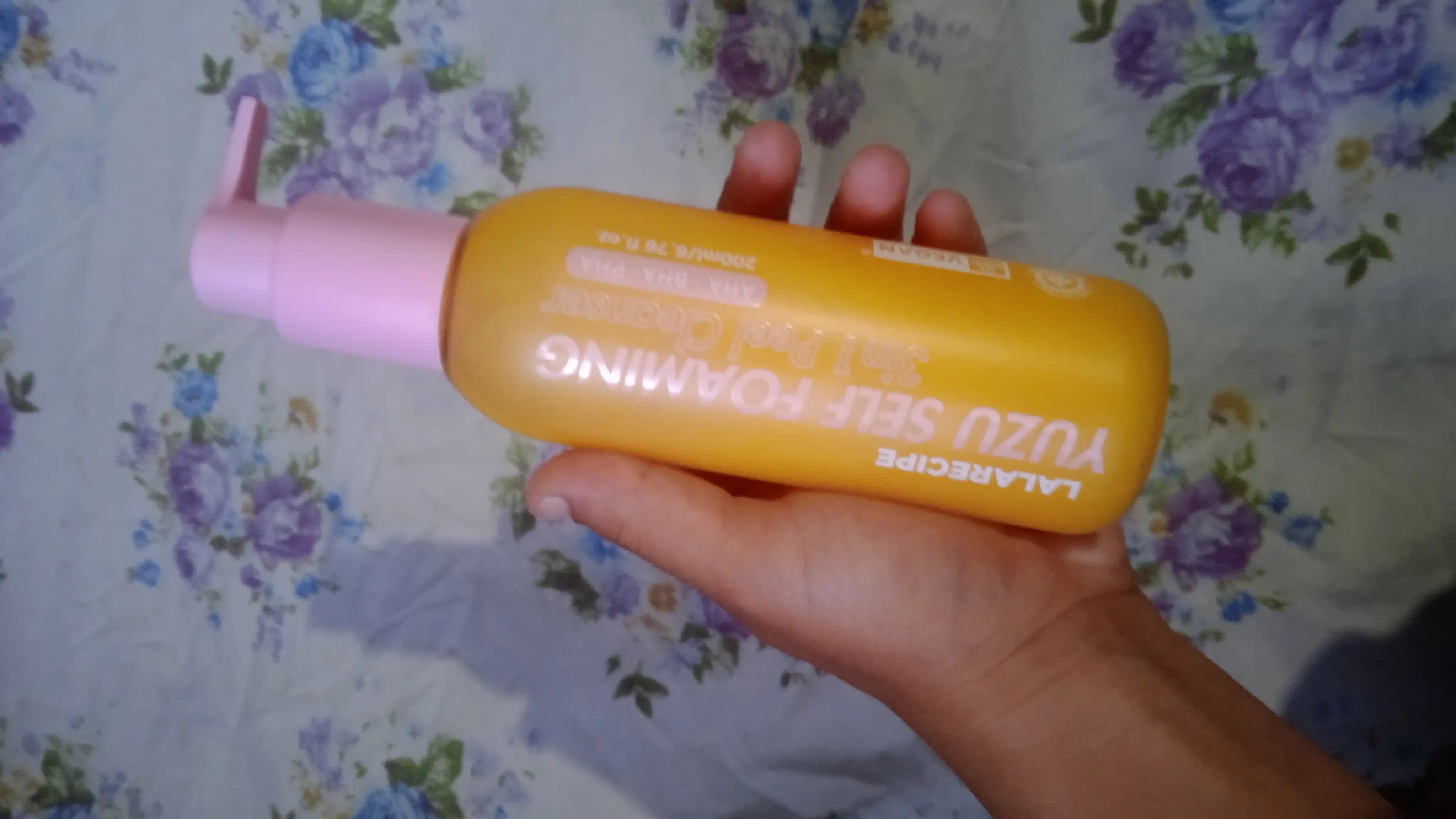 Пенка для умывания Lalarecipe Yuzu Self Foaming