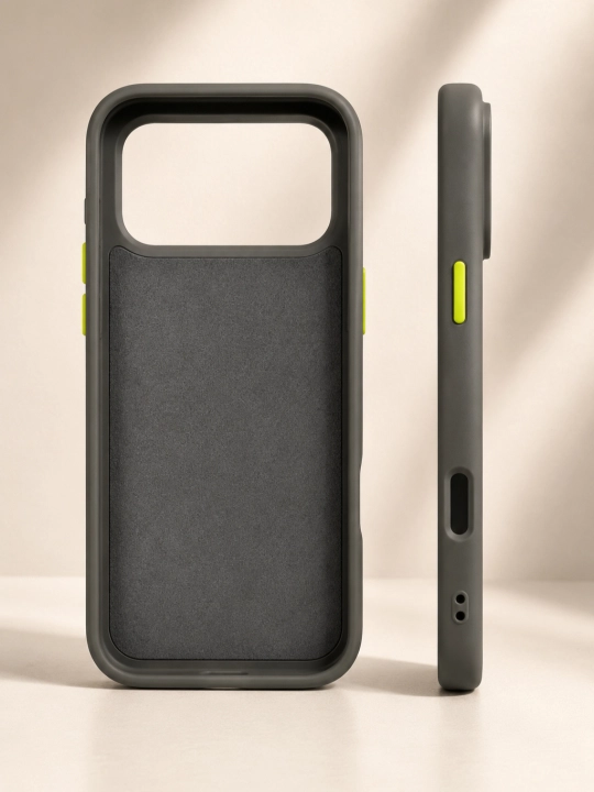 Силиконовый чехол iPhone 17 Pro Max, точные вырезы, надёжная защита, приятный на ощупь
