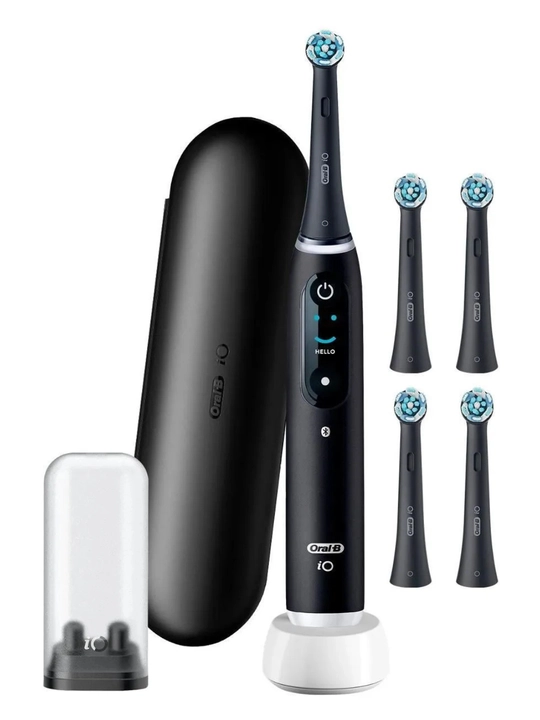Elektr tish cho‘tkasi Oral-B iO M6.1B6.2DK, 5 rejim, bosim sensori, qora