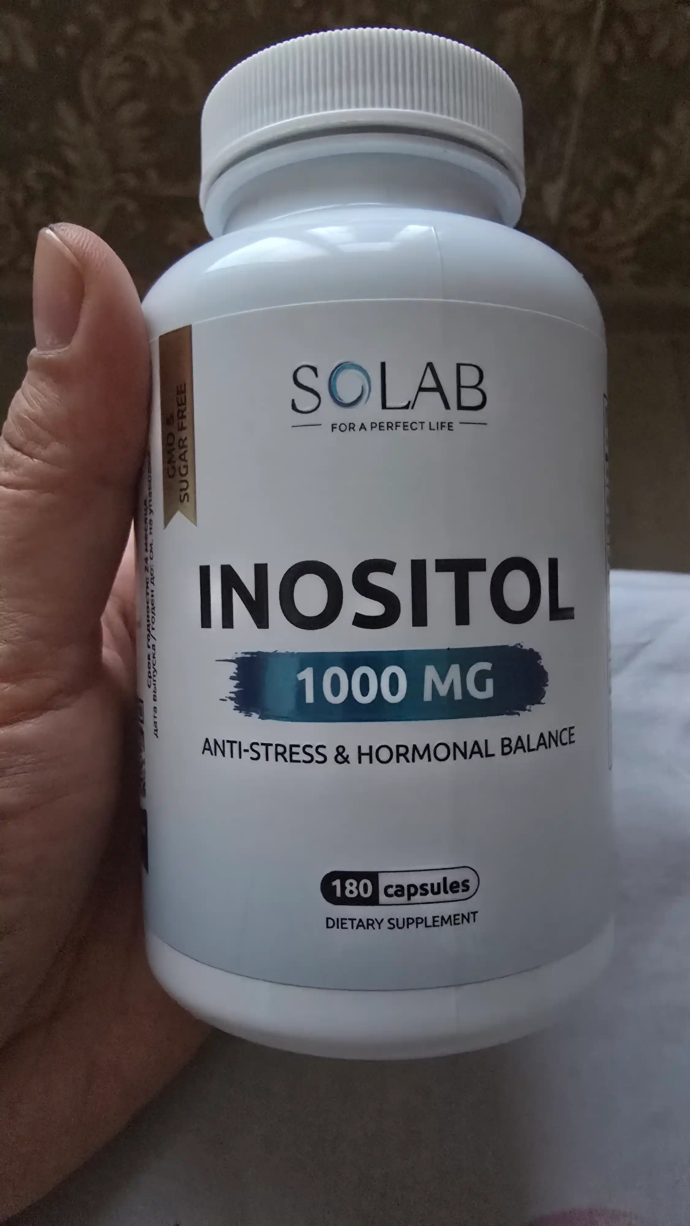 Inozitol, SOLAB, 90 kapsula