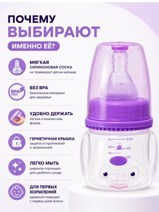 Детская бутылочка для кормления