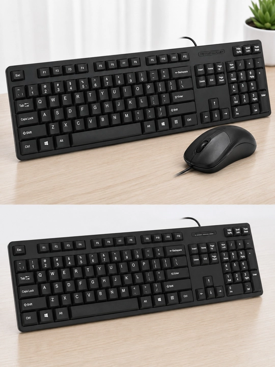 Nilmax NK-005 Simli Klaviatura va Sichqoncha To'plami USB Office Keyboard Combo