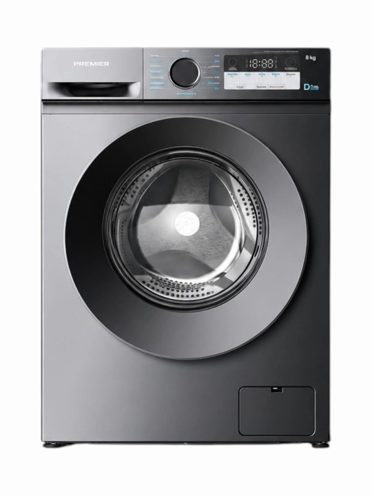 Kir yuvish mashinasi Premier PRM80F1203SIN/G, to‘q kulrang, 8 kg, Inverter, 1200 ayl/min - 