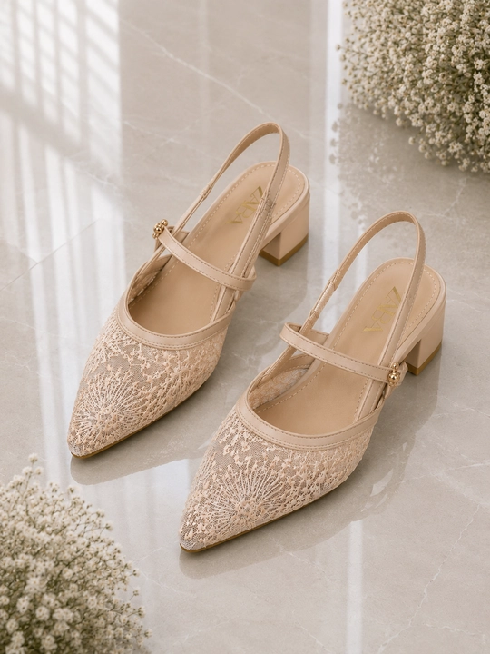 Ayollar poyapzali,basanoshka,  gipur tuflisi slingback past poshnali elegant, 36–40 - 