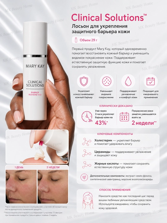 Лосьон Clinical Solutions для укрепления защитного барьера кожи - 