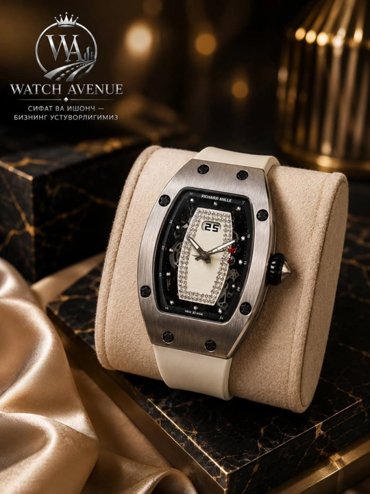 Richard Mille Ayollar qo‘l soati, batareyali mexanizm