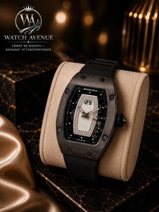 Richard Mille Ayollar qo‘l soati, batareyali mexanizm