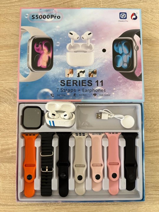 Smart watch S2000/ V11 Pro Max, Seres11 46mm, 10 ремешков, для повседневного использования - 
