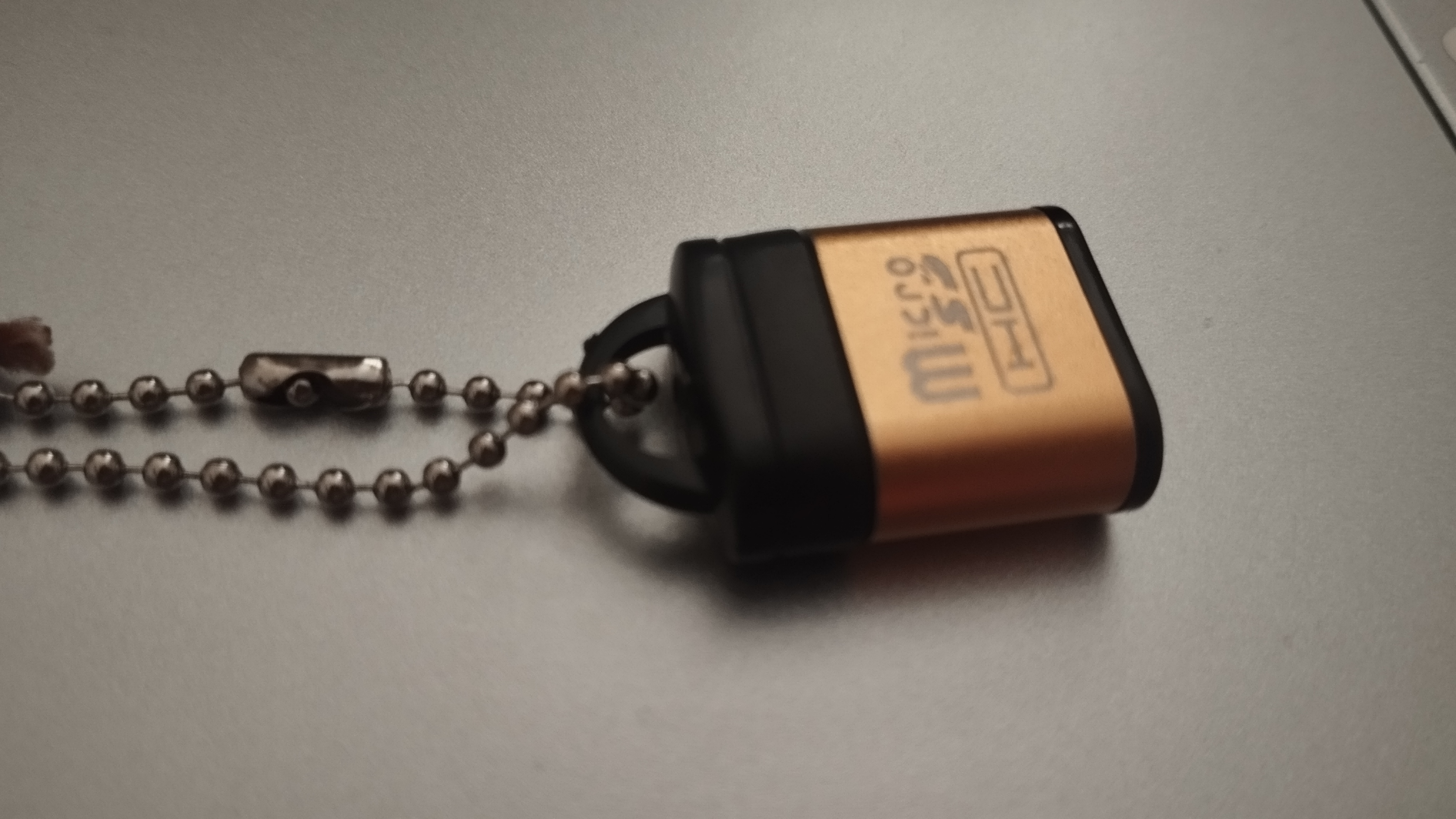 Картридер USB-адаптер Micro SD, черный