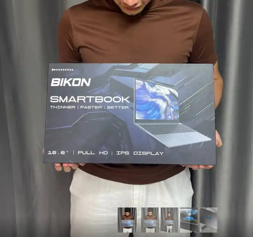 Ноутбук BIKON экран 14 Core i7/ i5/ i3 для офиса, дома, учебы и работы, установлен Windows