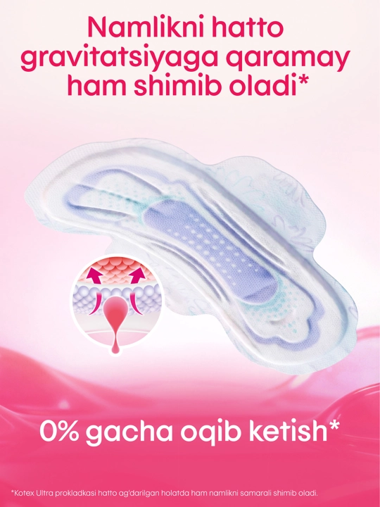 Gigiyenik prokladkalar Kotex Ultra Normal, 20 dona