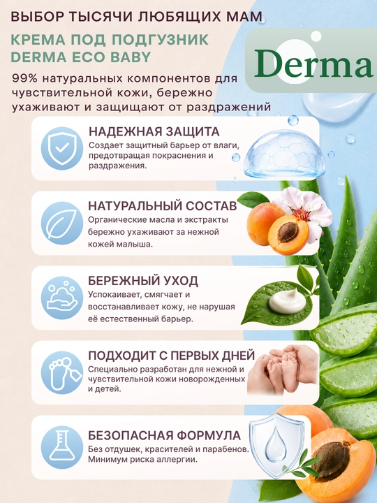 Derma Baby taglik kremi, 100 ml