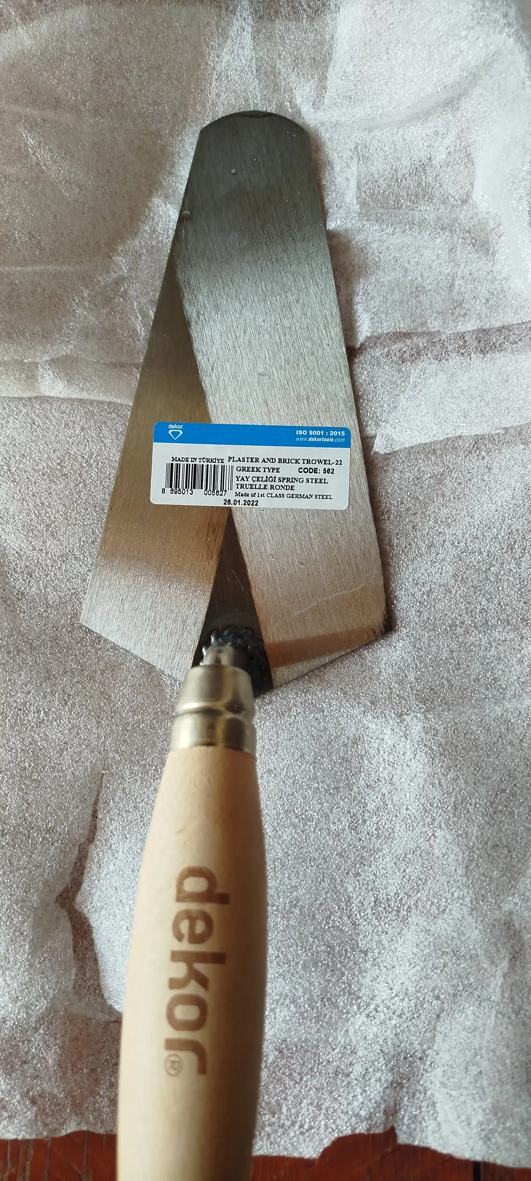 Suvoq uchun molga Dekor, prujinali po'lat, 22 * 11 sm