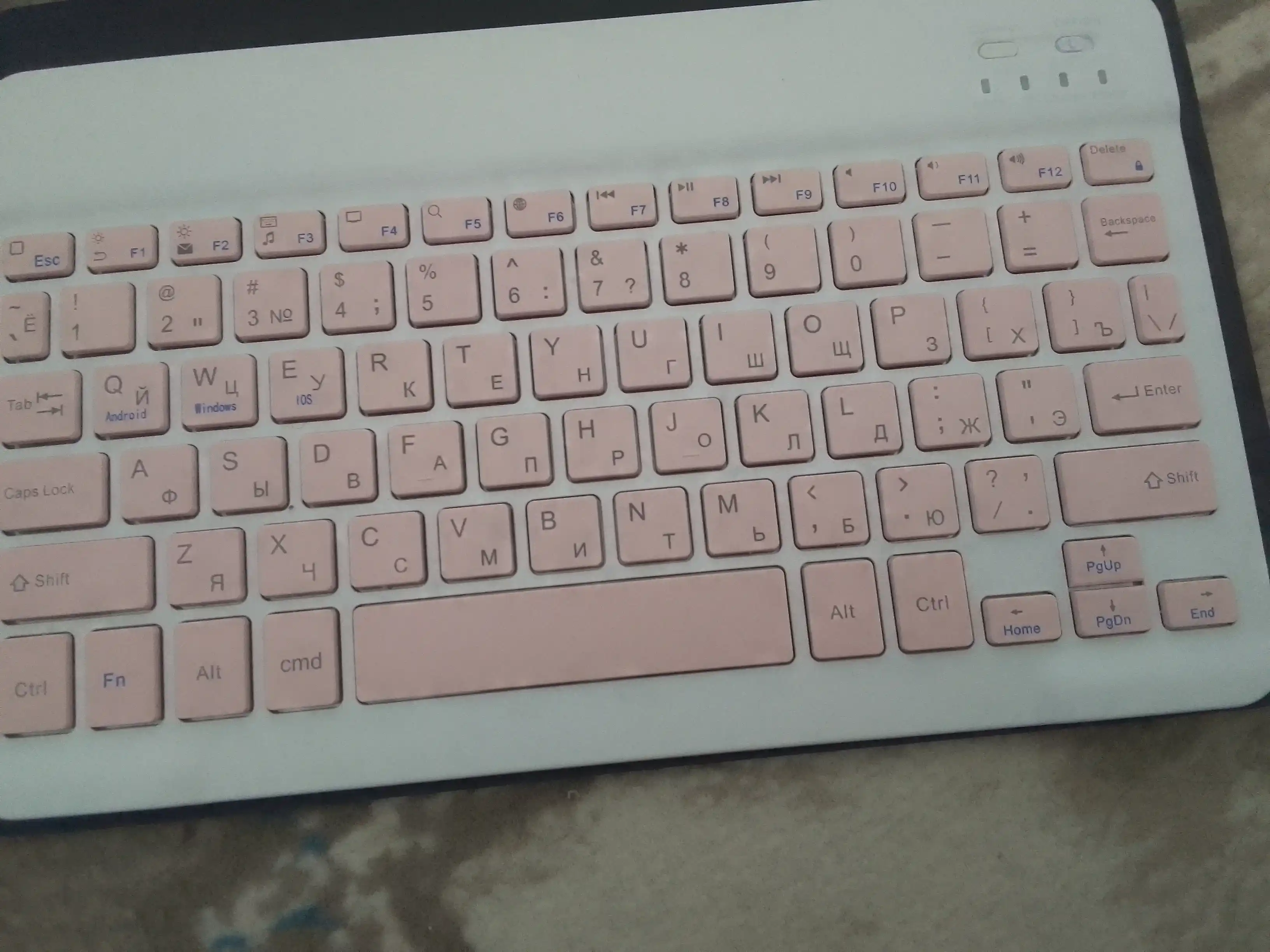 Ultra-yupqa simsiz Bluetooth klaviatura va sichqoncha to'plami Mouse Keyboard