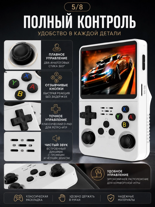 R36s ретро консоль портативная игровая приставка с 10000+ игр
