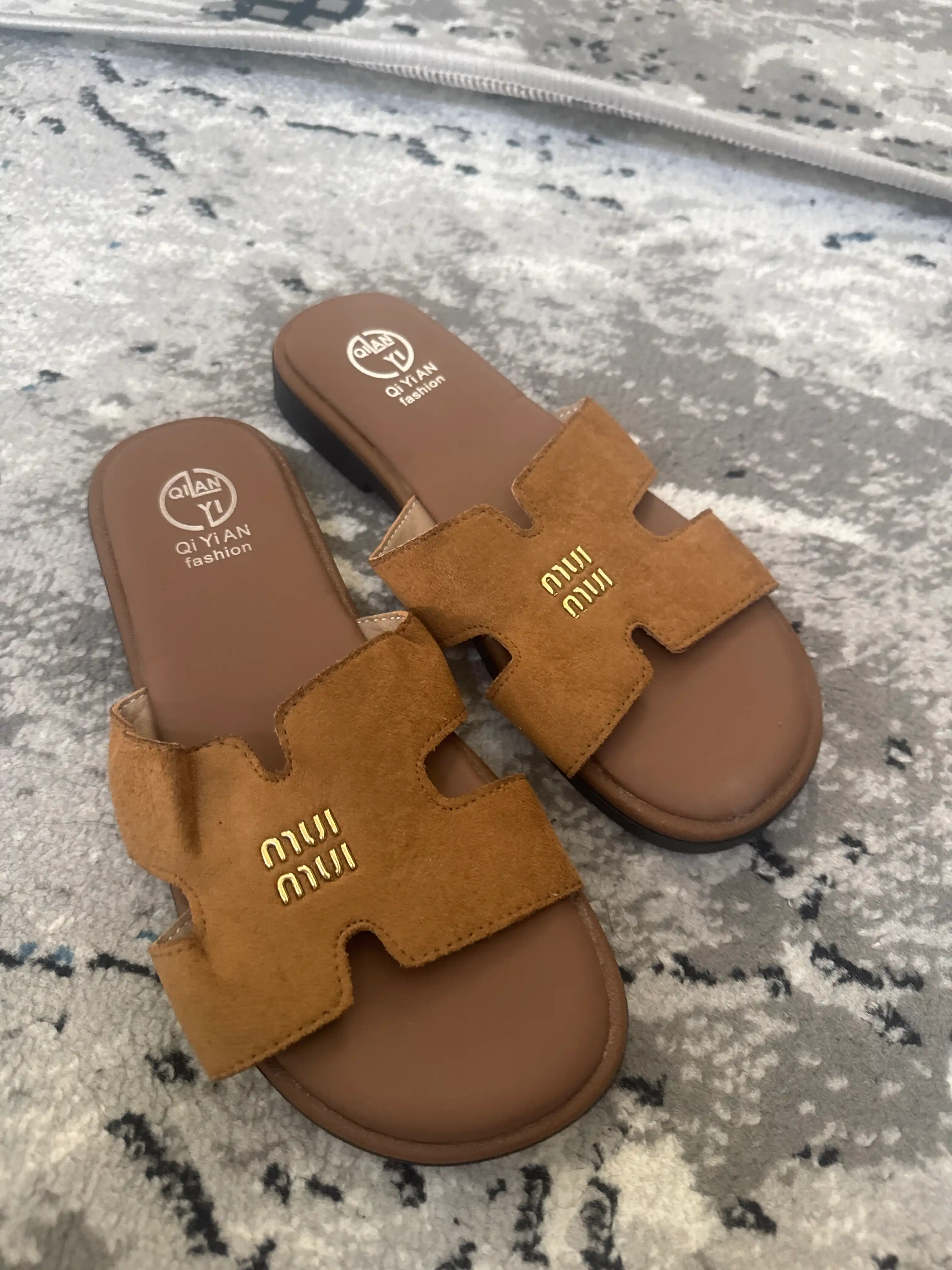 Тапочки HERMES для женщин и девочек