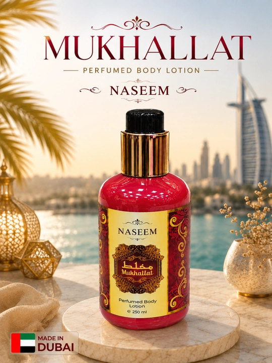 Naseem Ganima Thaljee parfyumli tana losyoni, 250 ml